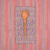Serviettes en tissu Suzette à Table – Lot de 4 – Coton surcyclé et coloré