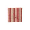 Serviettes en tissu Suzette à Table – Lot de 4 – Coton surcyclé et coloré