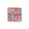 Serviettes en tissu Suzette à Table – Lot de 4 – Coton surcyclé et coloré