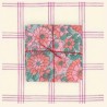 Serviettes en tissu Suzette à Table – Lot de 4 – Coton surcyclé et coloré