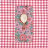 Serviettes en tissu Suzette à Table – Lot de 4 – Coton surcyclé et coloré