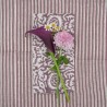 Serviettes en tissu Suzette à Table – Lot de 4 – Coton surcyclé et coloré