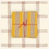 Serviettes en tissu Suzette à Table – Lot de 4 – Coton surcyclé et coloré