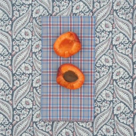 Serviettes en tissu Suzette à Table – Lot de 4 – Coton surcyclé et coloré