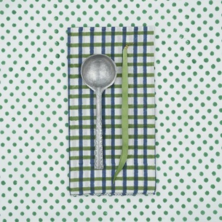Serviettes en tissu Suzette à Table – Lot de 4 – Coton surcyclé et coloré