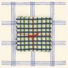 Serviettes en tissu Suzette à Table – Lot de 4 – Coton surcyclé et coloré