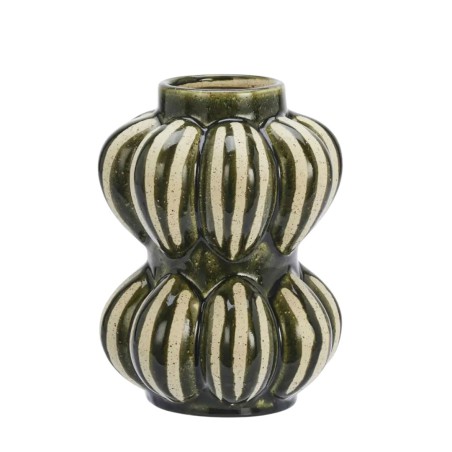 Vase en céramique vert - Madam Stoltz