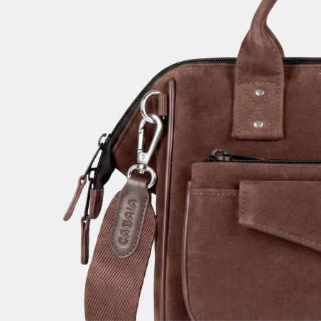 Crossbody Medium Burlington Cabaïa en suédine - Lucie in the R