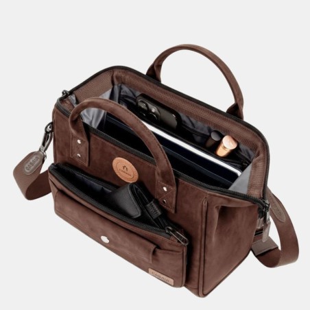 Crossbody Medium Burlington Cabaïa en suédine - Lucie in the R