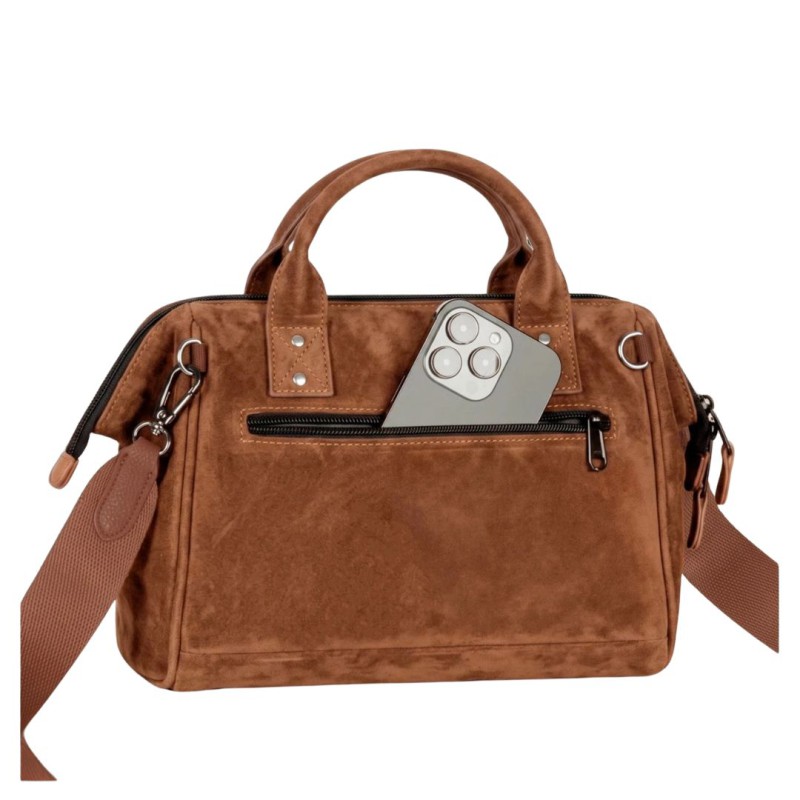 Crossbody Medium Winnipeg Cabaïa en suédine - Lucie in the R