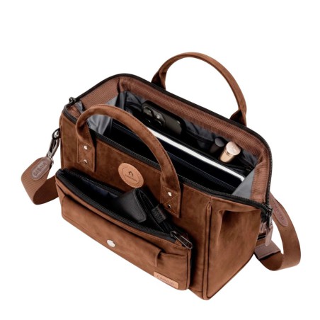 Crossbody Medium Winnipeg Cabaïa en suédine - Lucie in the R