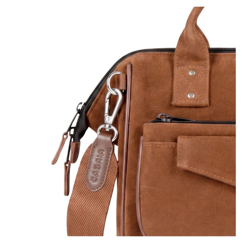 Crossbody Medium Winnipeg Cabaïa en suédine - Lucie in the R