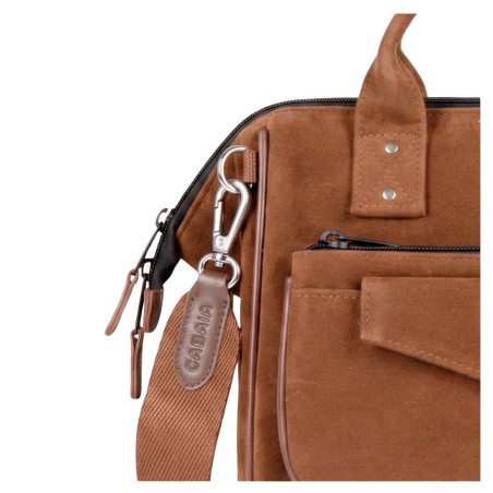 Crossbody Medium Winnipeg Cabaïa en suédine - Lucie in the R