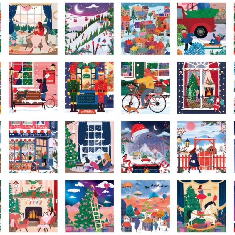 Puzzle de Noël Pièces & Peace | Lucie in the R