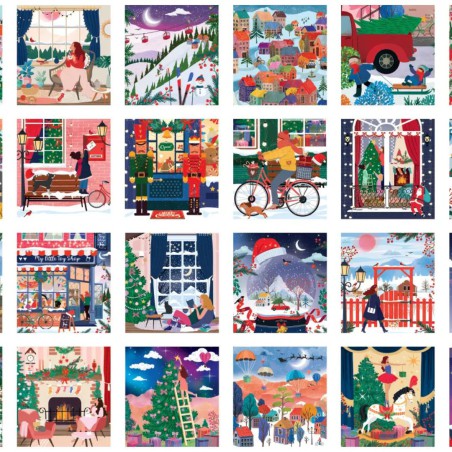 Puzzle de Noël Pièces & Peace | Lucie in the R
