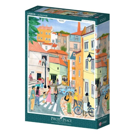 Puzzle Riad Bleu 1000 pièces — Puzzle artistique fabriqué en France | Lucie in the R