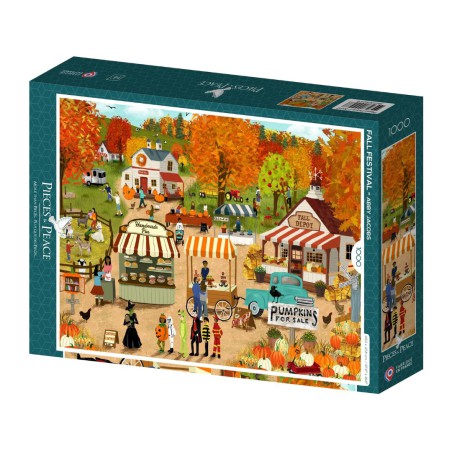 Puzzle Riad Bleu 1000 pièces — Puzzle artistique fabriqué en France | Lucie in the R