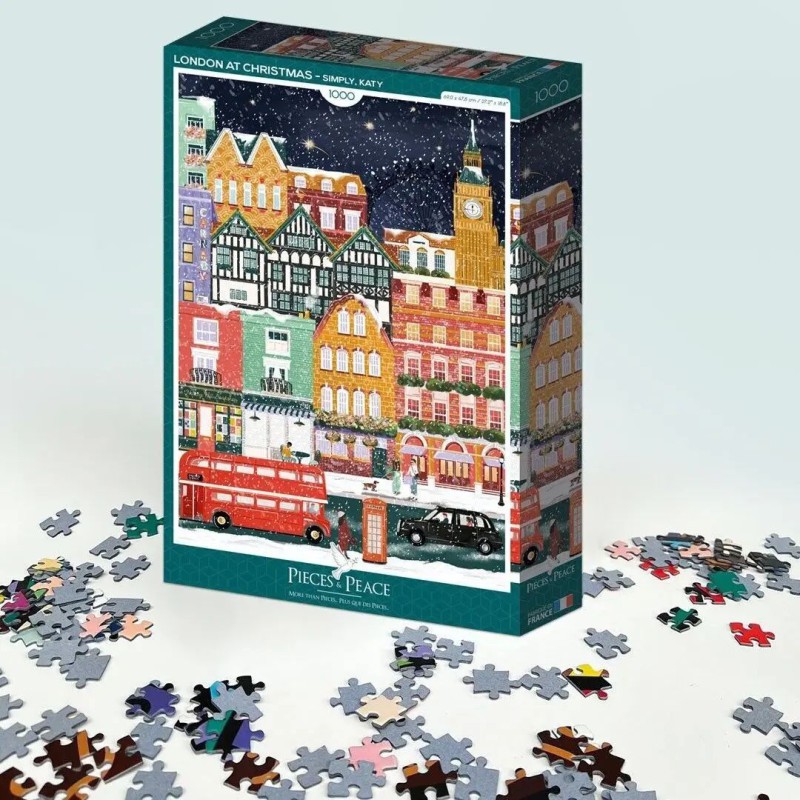 Puzzle Riad Bleu 1000 pièces — Puzzle artistique fabriqué en France | Lucie in the R