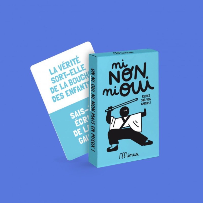 Jeu Ni oui ni non Minus Éditions — jeu d’ambiance | Lucie in the R