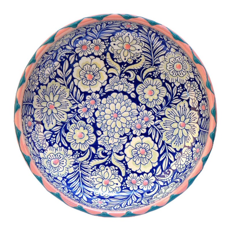 Saladier céramique Flowers Pastel | Cerámica del Río Salado
