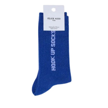 Félicie Aussi - Chaussettes Paillettes Dancing Queen Rose