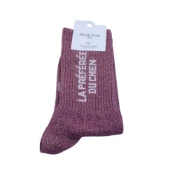 Chaussettes pailletées façon sport – Félicie Aussi | Taille 36–40 | Fabriquées en France