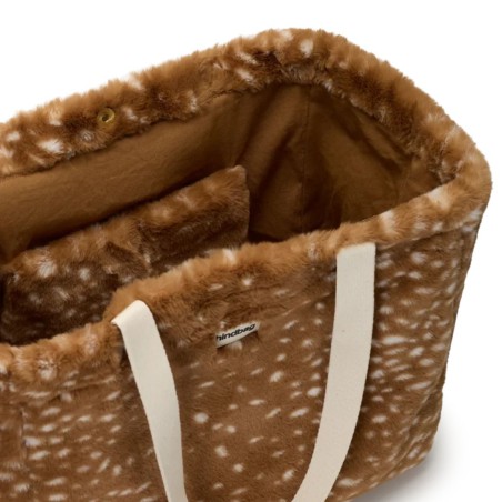 Sac Cabas Claude Fausse fourrure Faon - Hindbag
