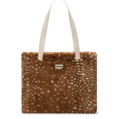 Sac Cabas Claude Fausse fourrure Faon - Hindbag