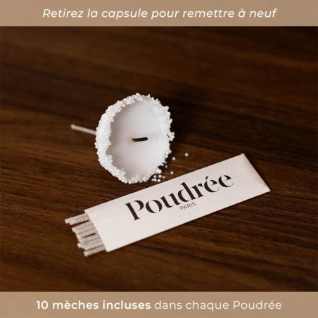 Bougies Poudrée – cire en perles réutilisable & élégante | Lucie in the R