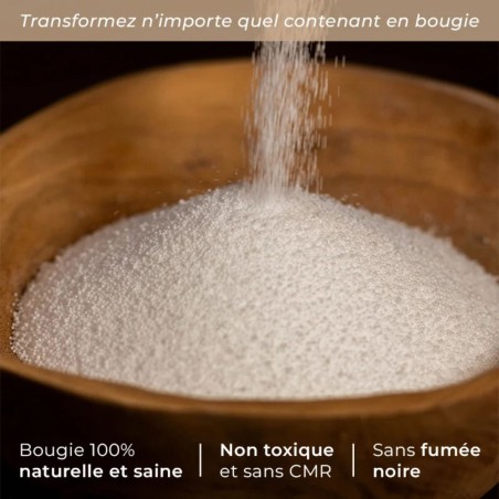 Bougies Poudrée – cire en perles réutilisable & élégante | Lucie in the R