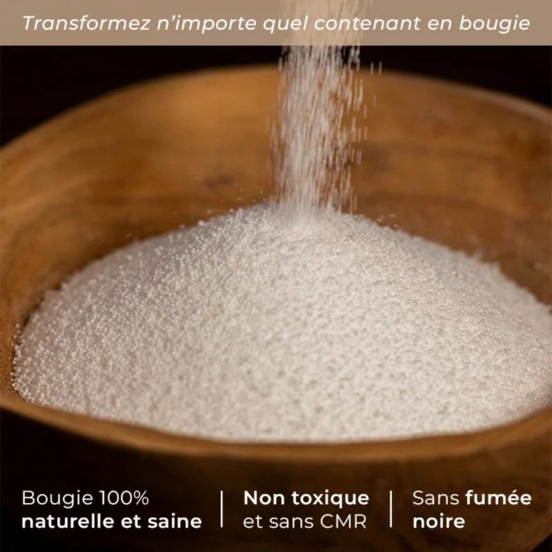 Bougies Poudrée – cire en perles réutilisable & élégante | Lucie in the R
