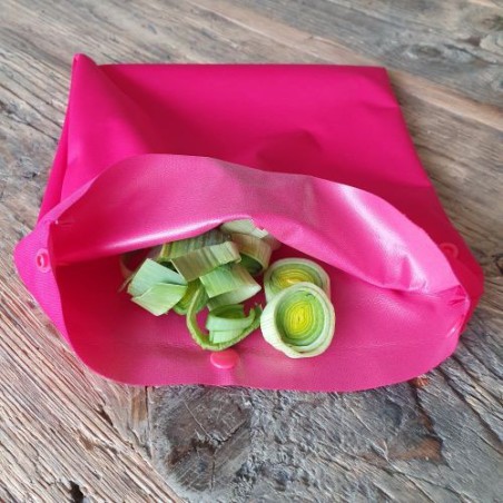 Flax & Stitch Sac à congélation Raspberry