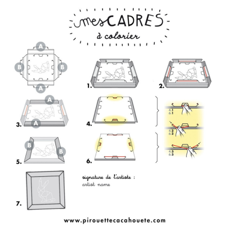 Pirouette Cacahouète Kit créatif Pirates à colorier