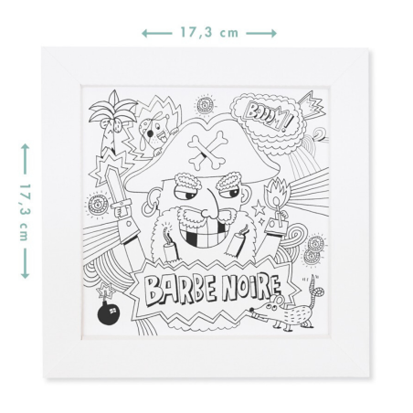 Pirouette Cacahouète Kit créatif Pirates à colorier