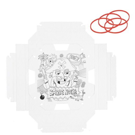 Pirouette Cacahouète Kit créatif Pirates à colorier