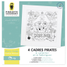 Pirouette Cacahouète Kit créatif Pirates à colorier