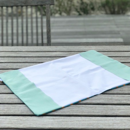 Green Clothes protège cahier en tissu ananas doublé PUL