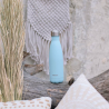 Gourde Isotherme Pastel Bleu Qwetch - 12h Chaud, 24h Froid