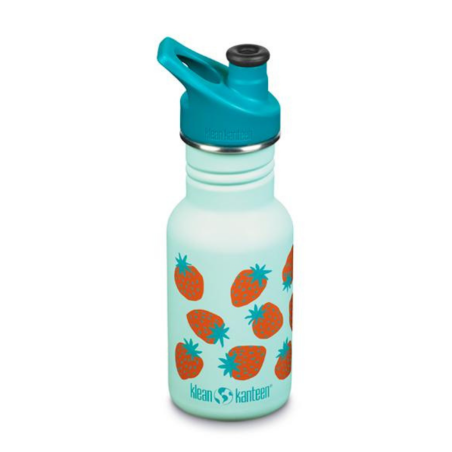 Gourde enfant Sport Cap Turquoise fraises Klean Kanteen