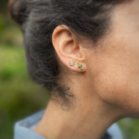 Boucles d'oreille Jaipur Green - Assaya Jewelry