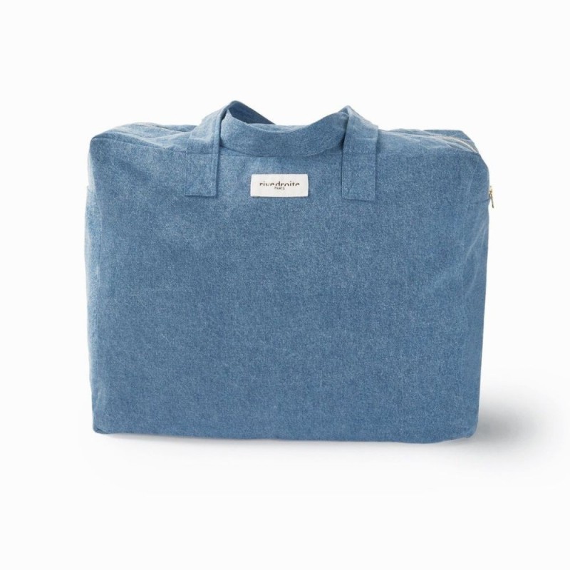 Elzévir – Grand sac week-end 48h en coton recyclé – Rive Droite