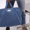 Elzévir – Grand sac week-end 48h en coton recyclé – Rive Droite